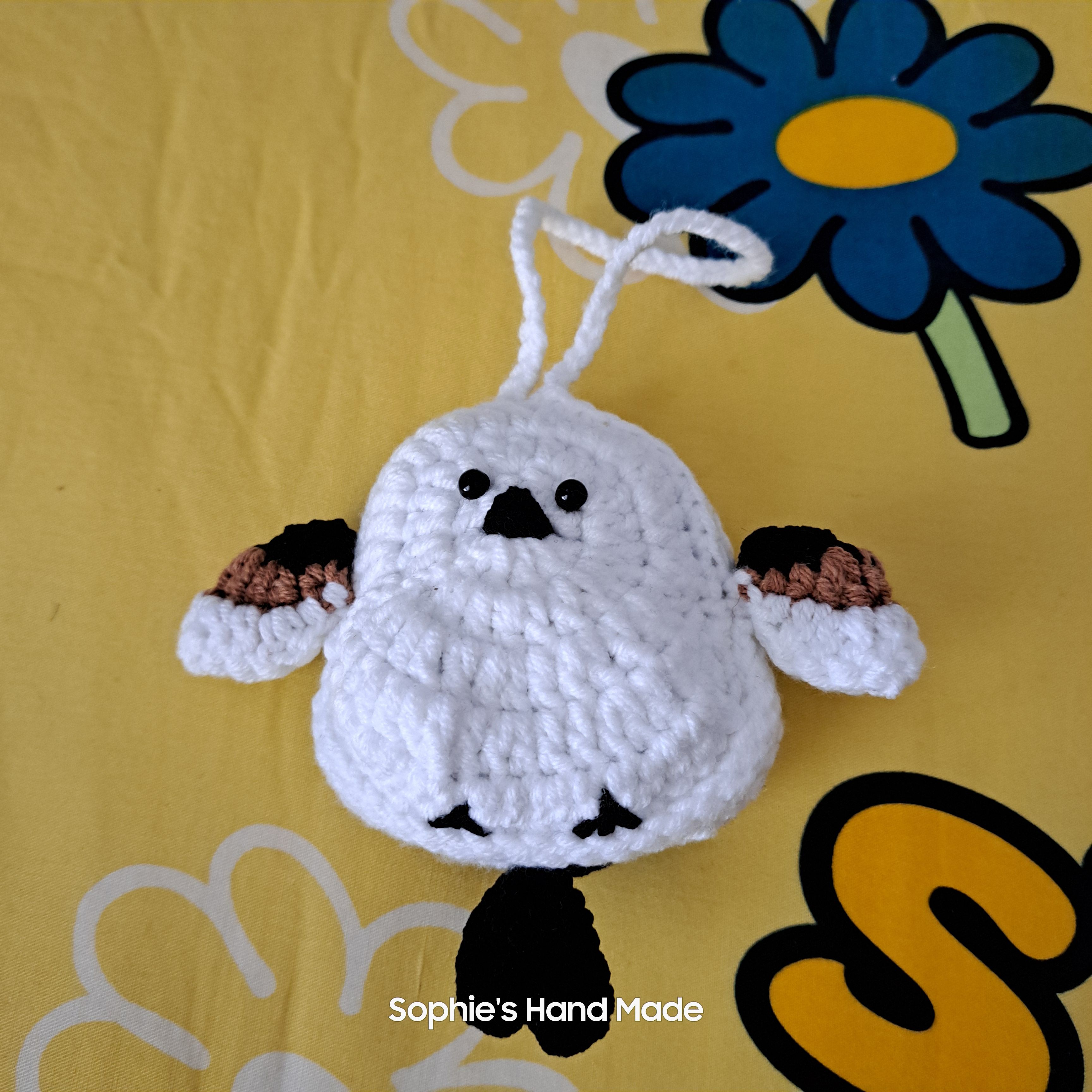 現貨 長尾山雀鉤織 耳機包＆小物包＆吊飾