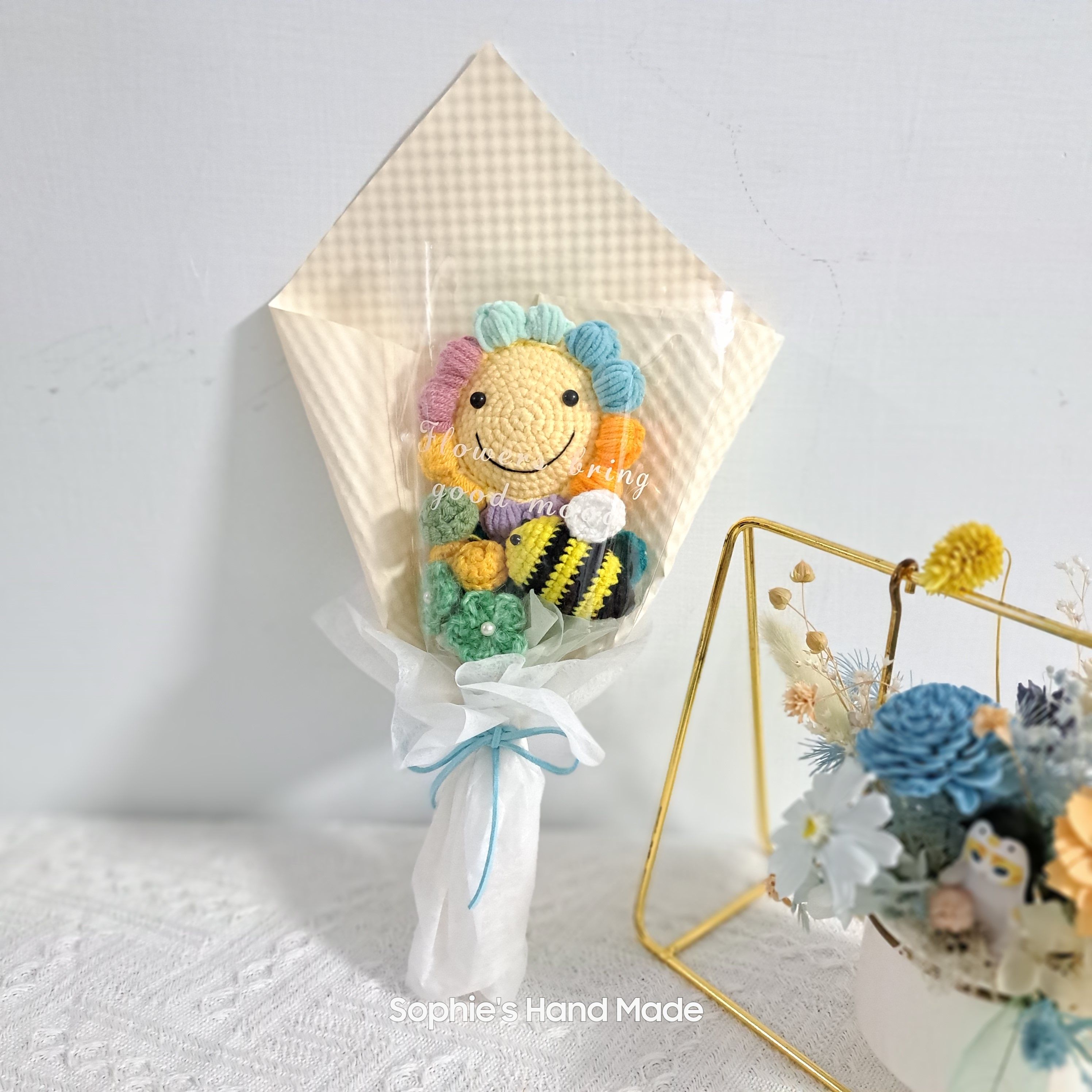 現貨 鉤織物 花束