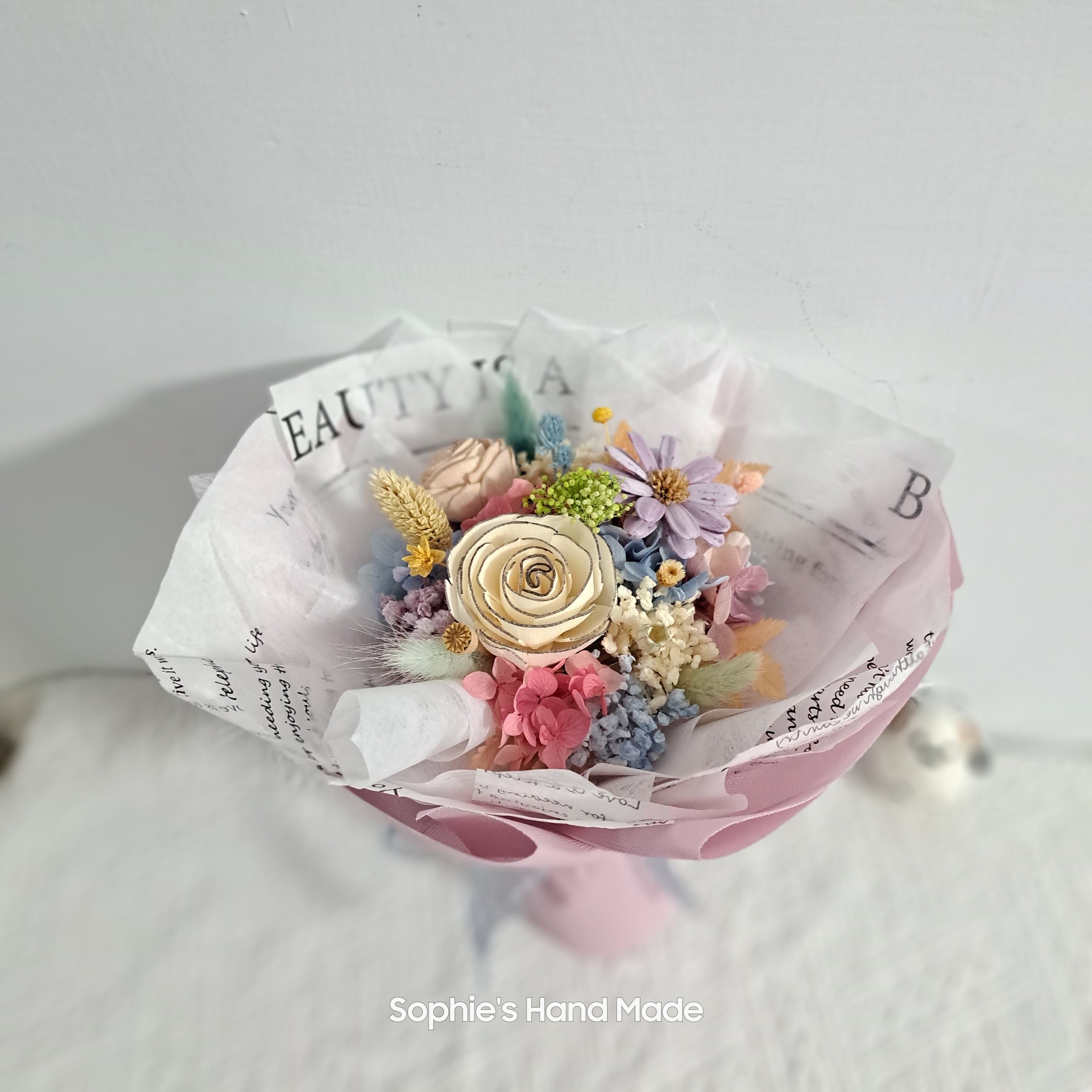 現貨 花束 永生＆手工花 附提袋