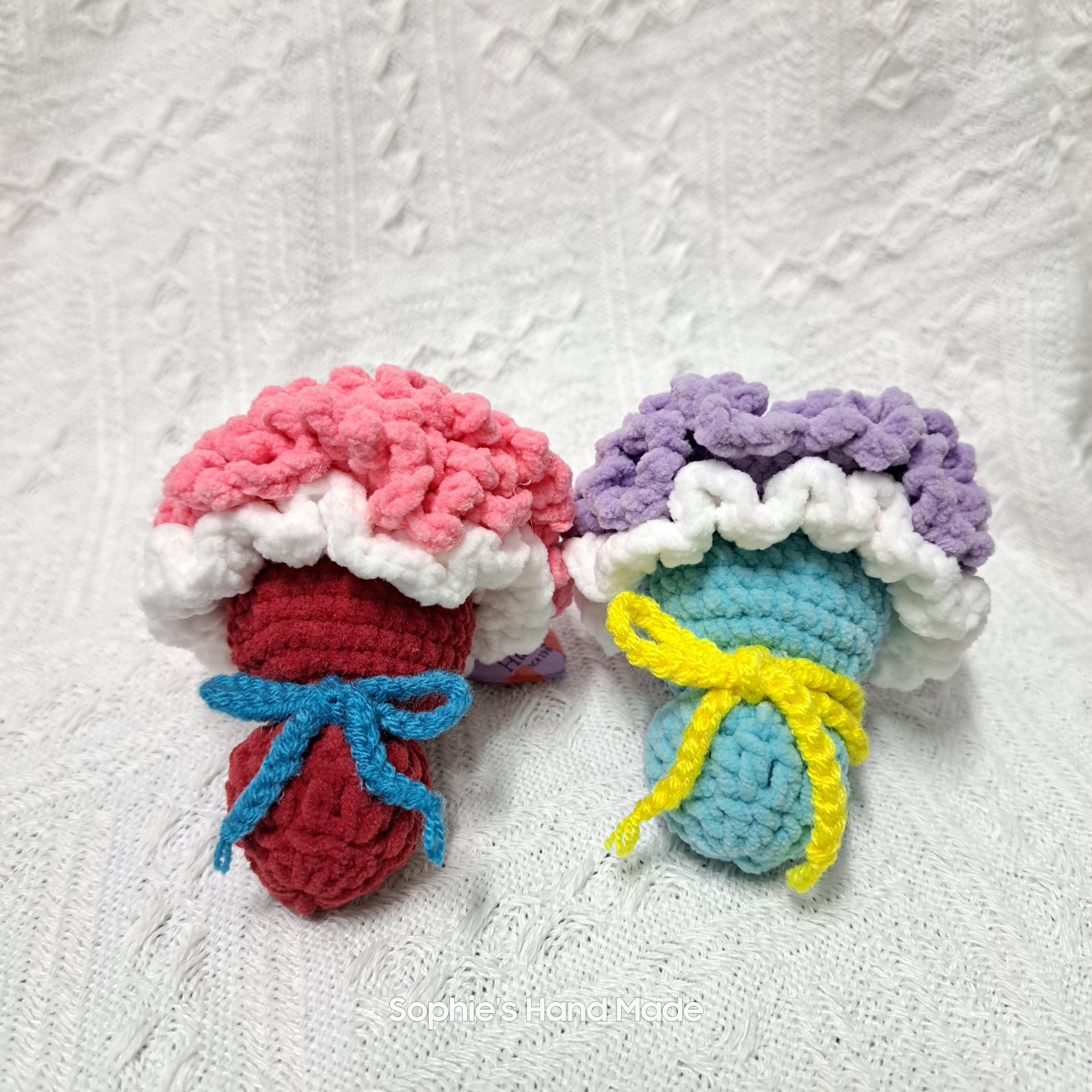 現貨 鉤織迷你花束吊飾