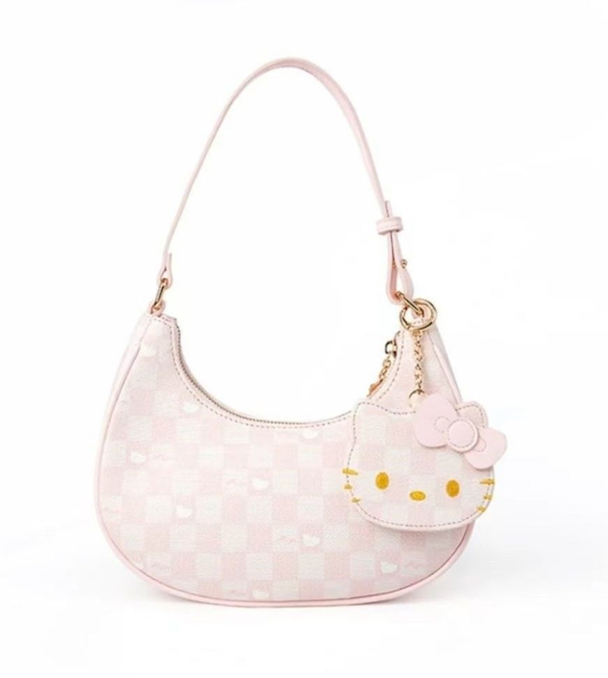 Hellokitty粉色月牙包