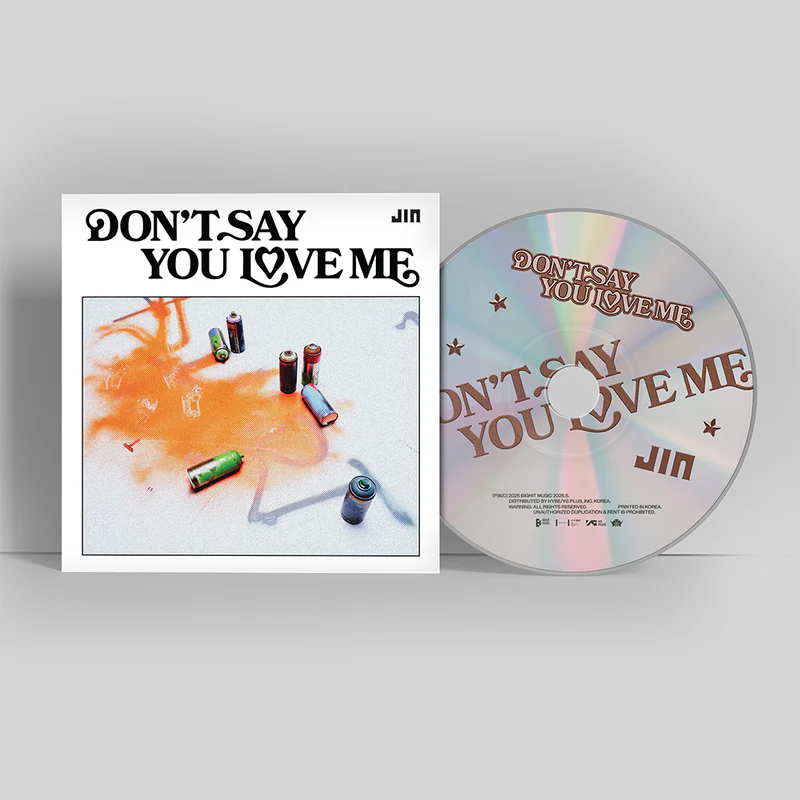 Jin - Don’t Say You Love Me 單曲 + 純音樂 CD
