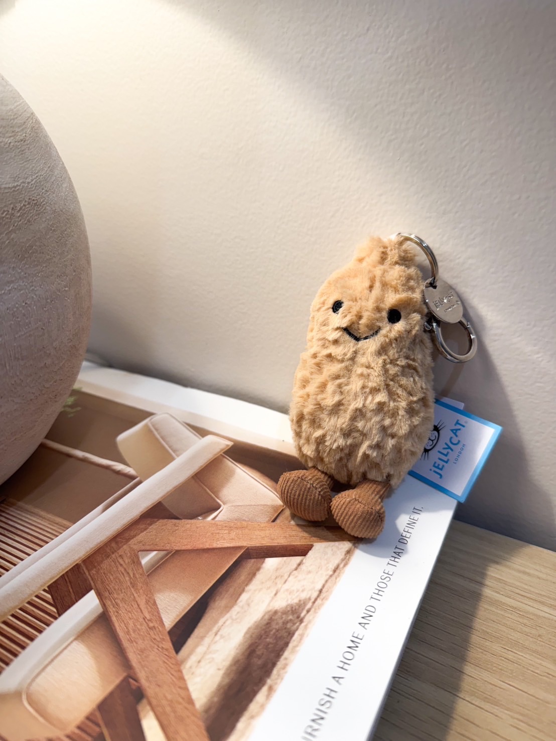 全新 Jellycat 正品 |花生吊飾$1400