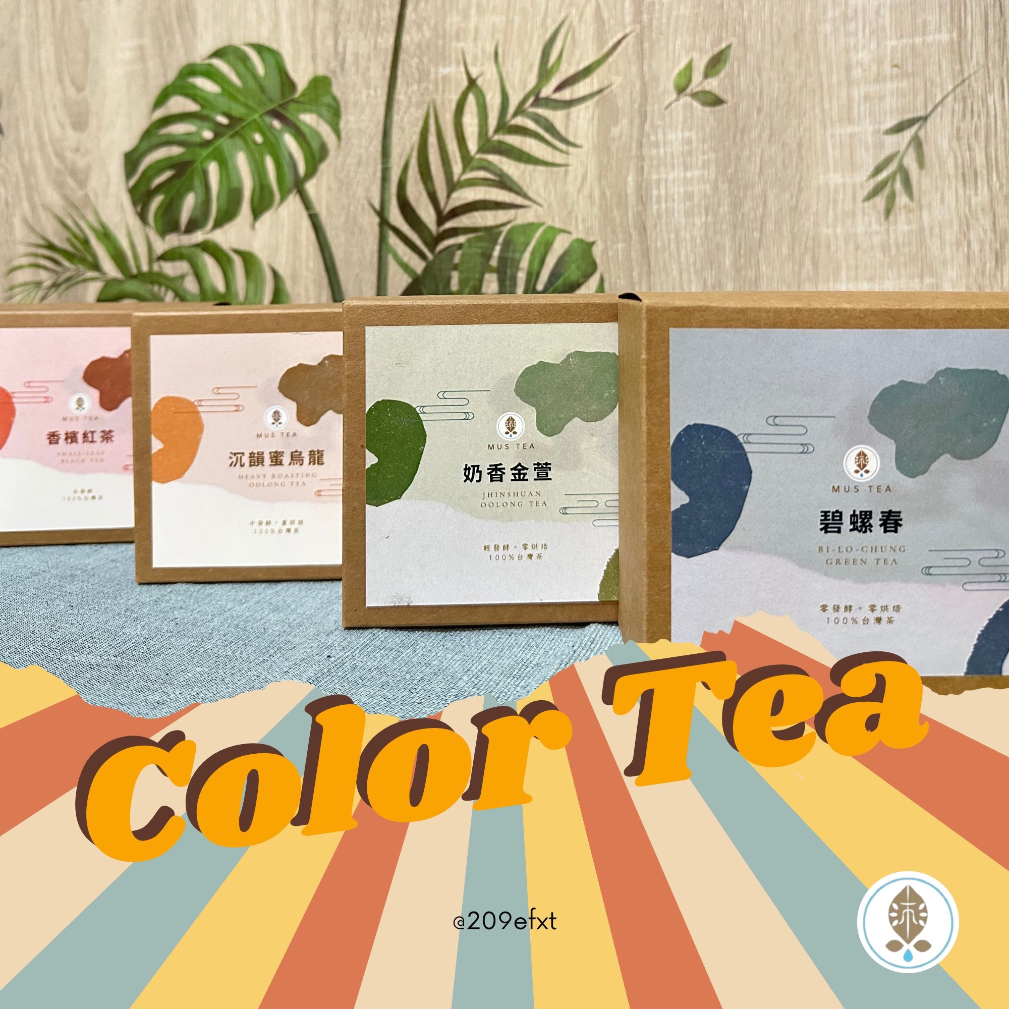 【沐草合】綠茶 高山茶 烏龍茶 紅茶 100%台灣茶 茶包 環保可分解玉米澱粉 立體茶包
