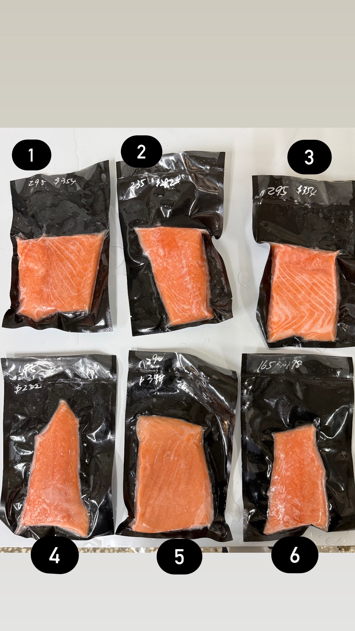 生食鮭魚塊（挪威）