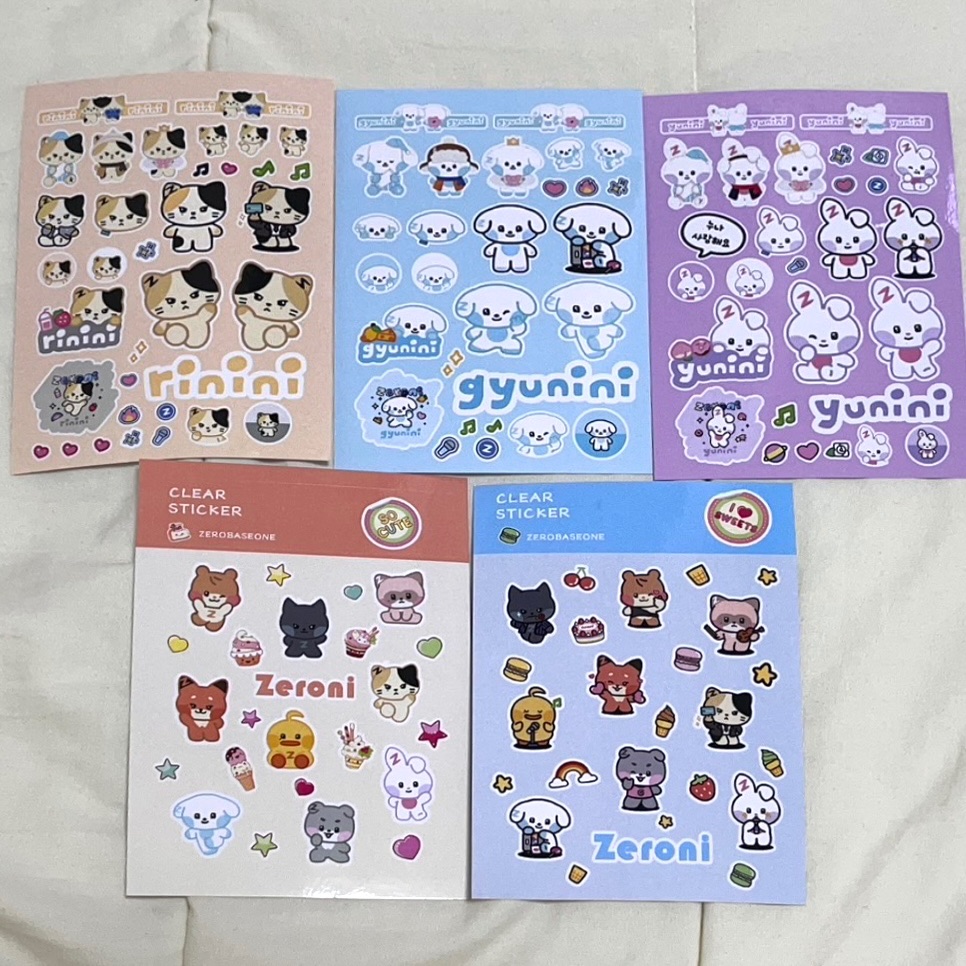 zeroni貼紙（非官方/滿額送 任選2張）