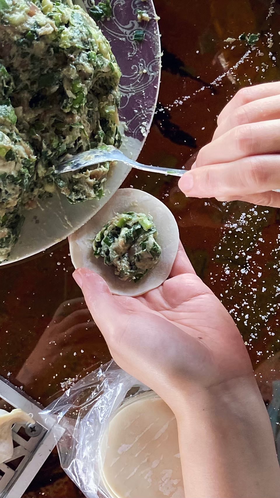 韭菜水餃