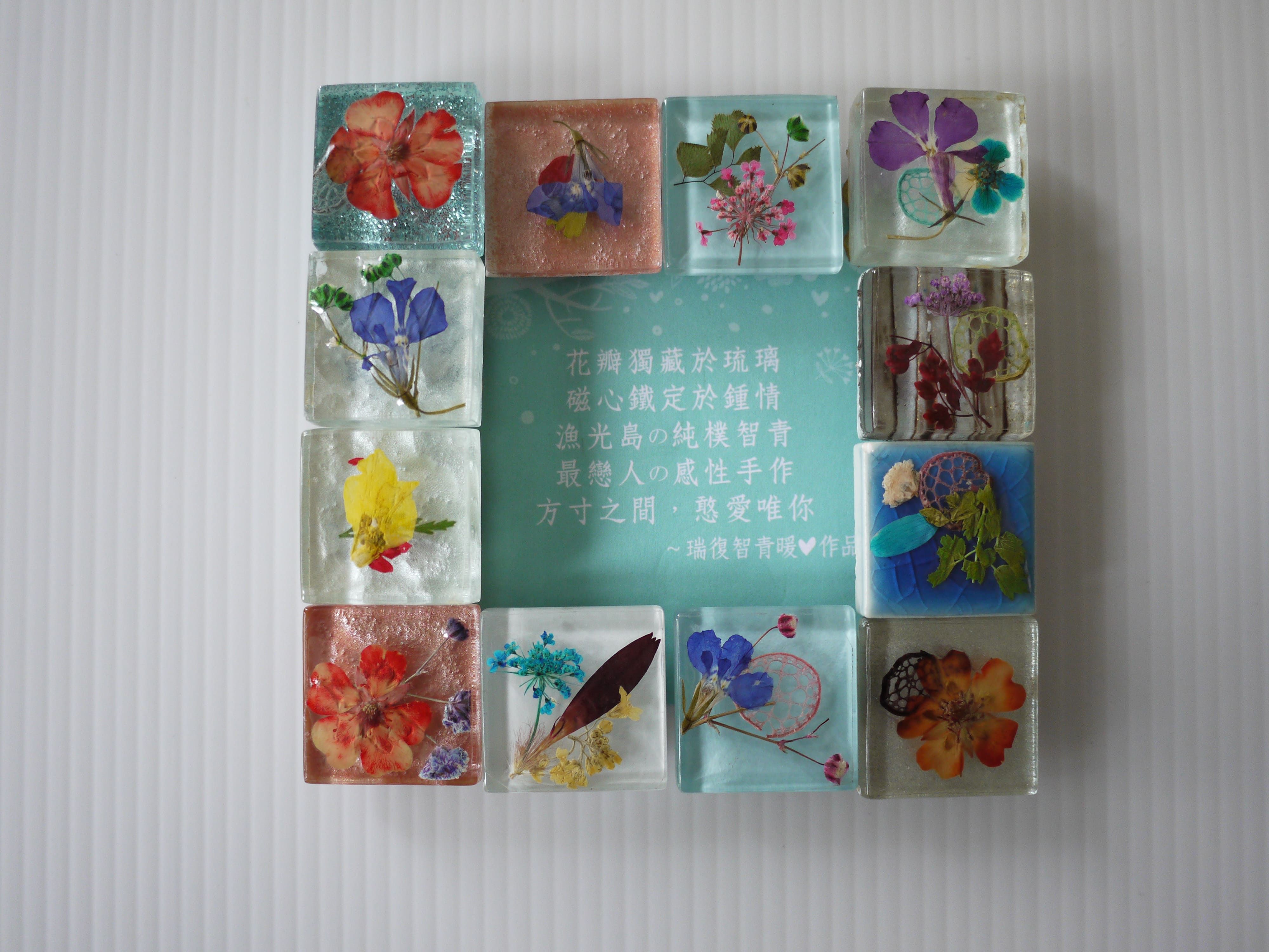 手工押花磁鐵