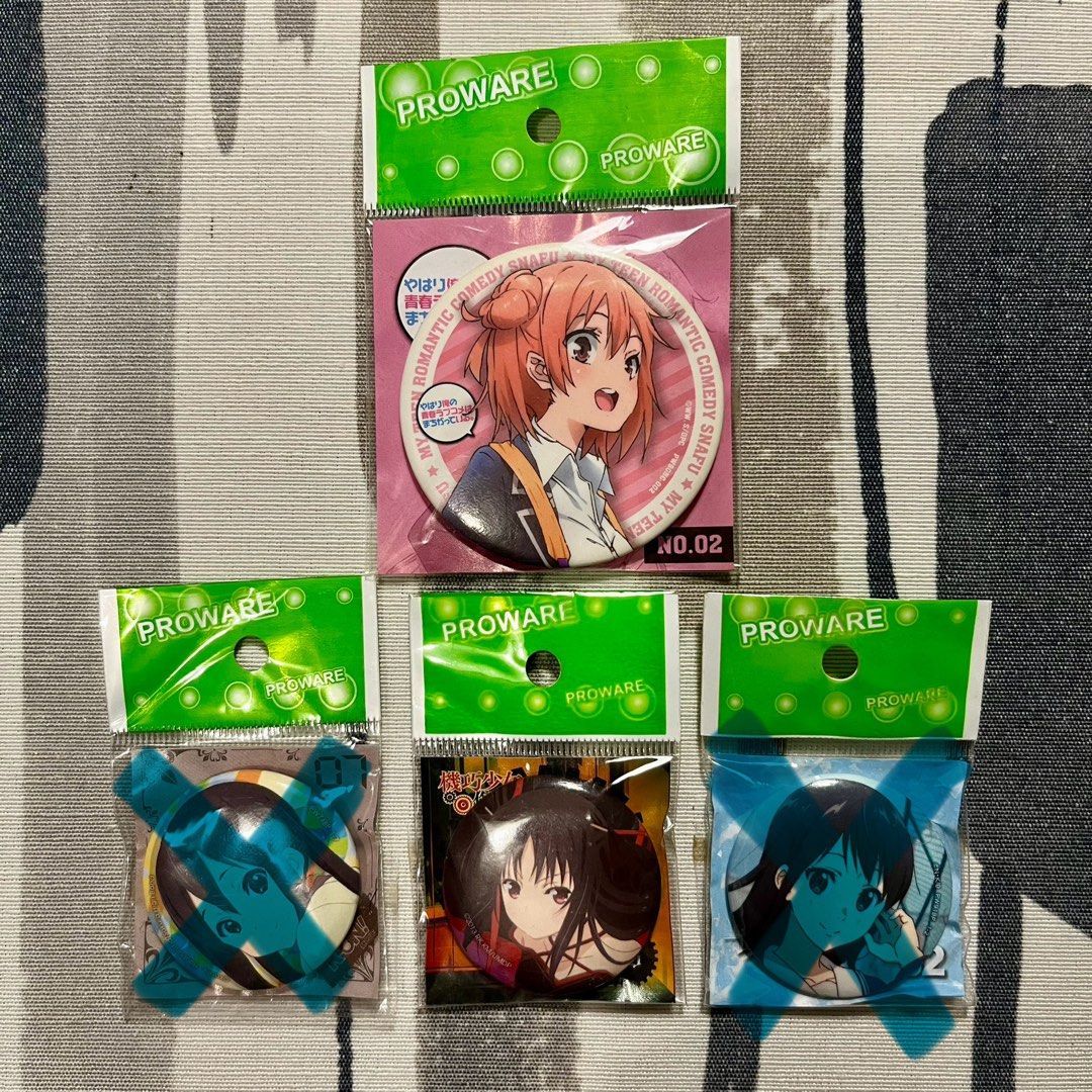 【徽章、胸章】果然我的青春戀愛喜劇搞錯了、果青、機巧少女不會受傷