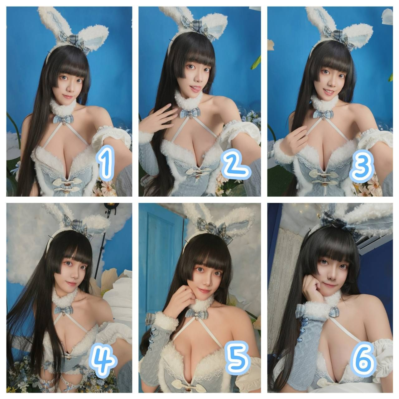 3月拍立得- Malymoon 藍色兔女郎