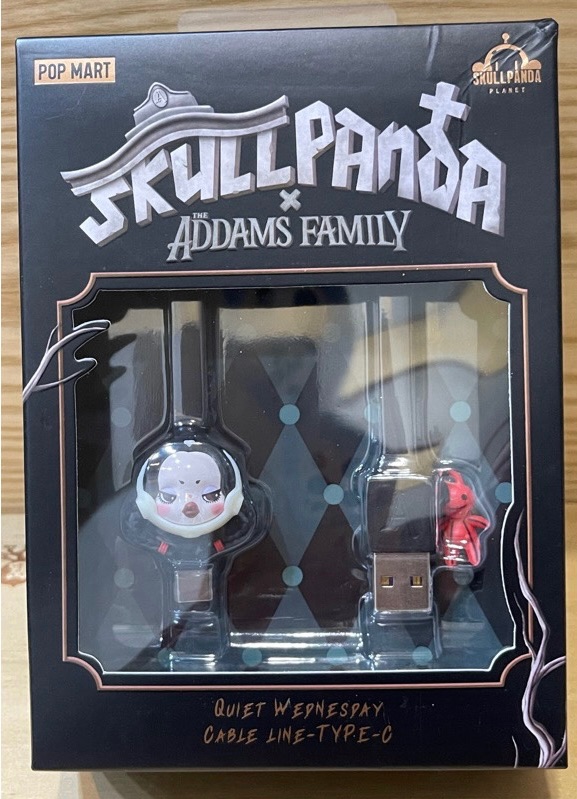 [全新] 泡泡瑪特 POPMART SPxADDAMS FAMILY 星期三 TYPE C 數據線