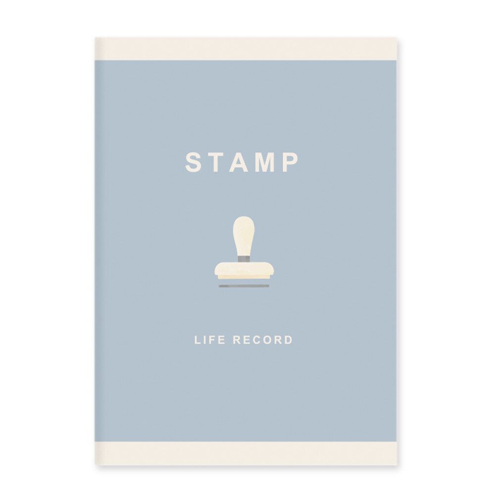 【文具室務】日本 cubix Stamp book 蓋章收藏紀念筆記本 印章紀錄本 A6 集章本 記事本 筆記本 日本製