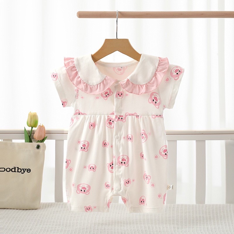 （現貨）薄款卡通爬服