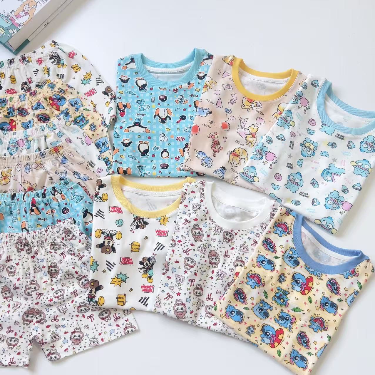 （現貨）純棉迪士尼短袖套装~