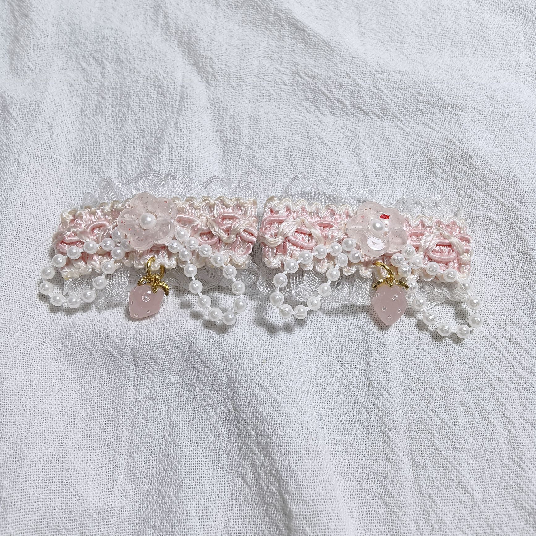 🌷粉色可愛髮夾