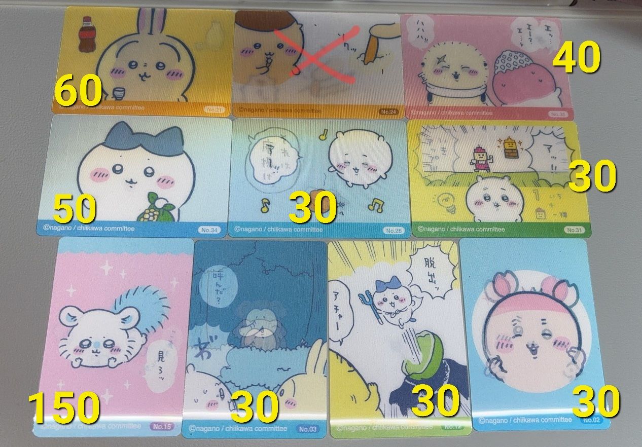 2025年吉伊卡哇聯名郵局報酬袋光柵卡-報酬袋卡片