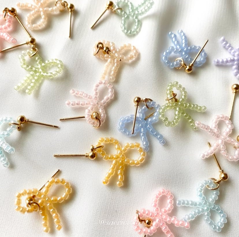 ꒰ ౨ৎ 蝴蝶結耳飾౨ৎ ꒱