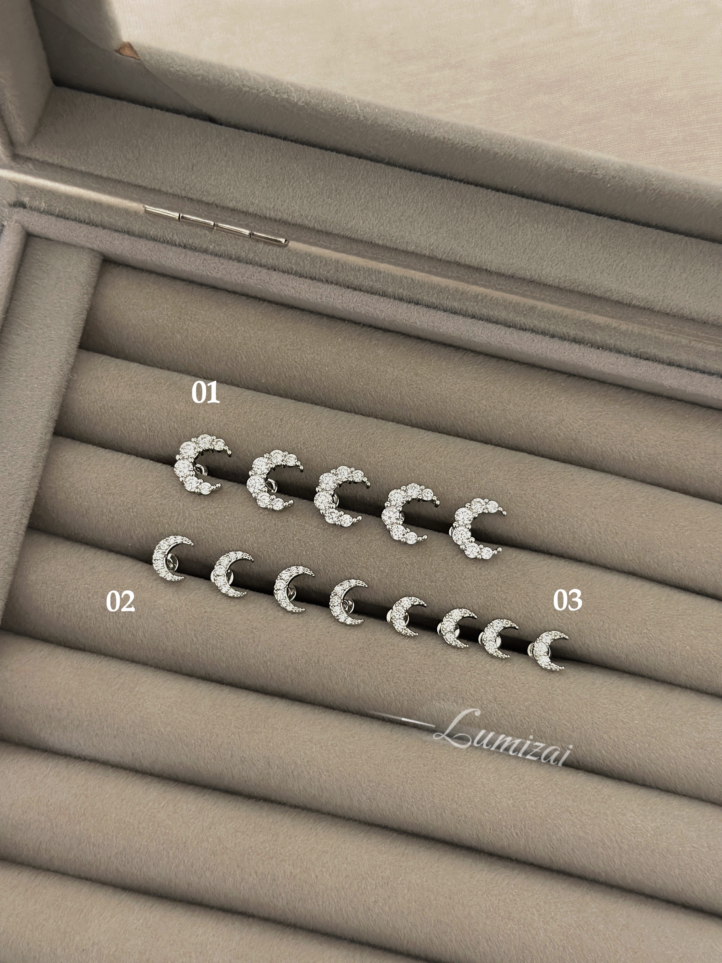 簡約閃閃月亮🌙單支