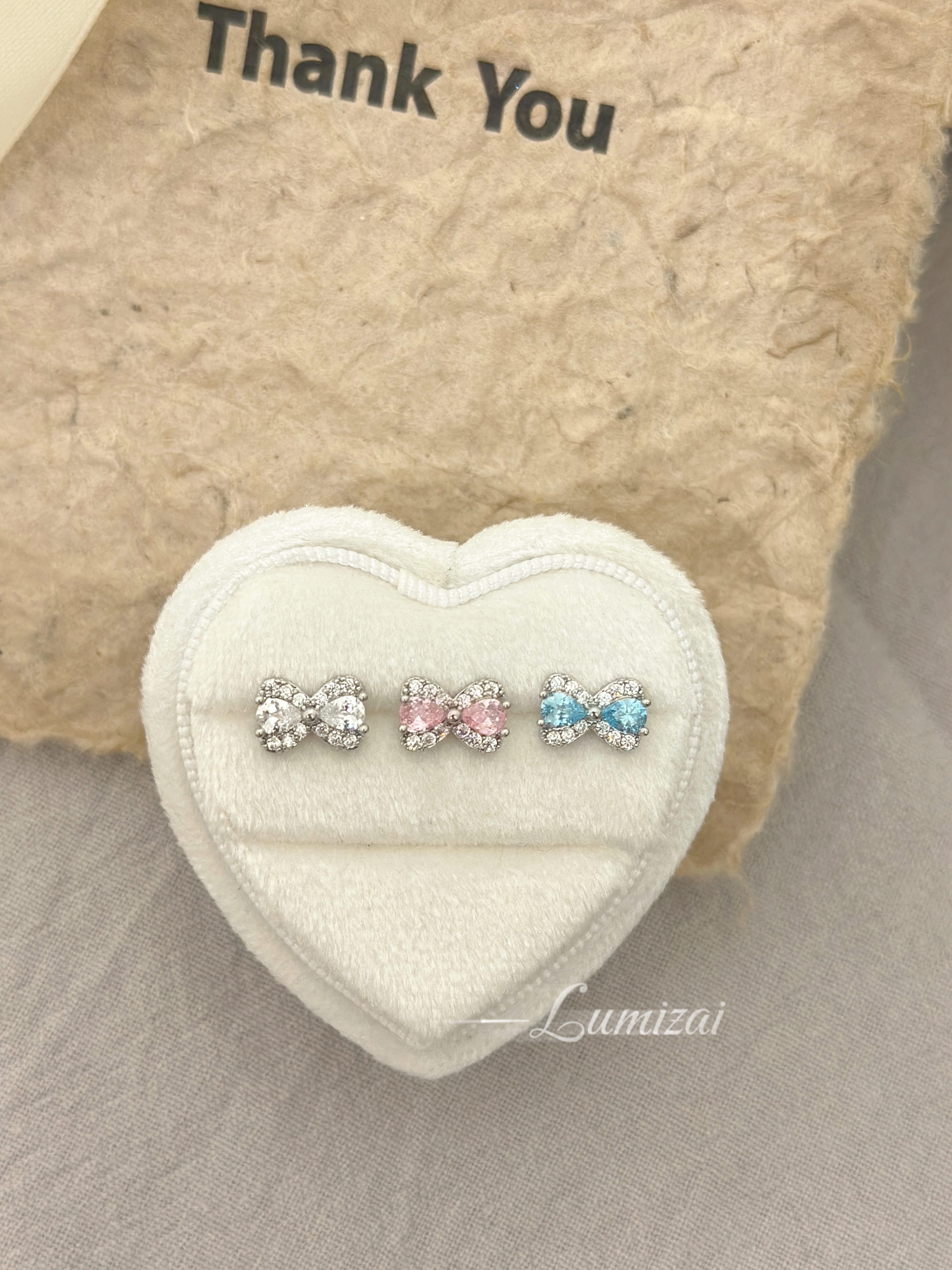 大鋯石三色蝴蝶結🎀