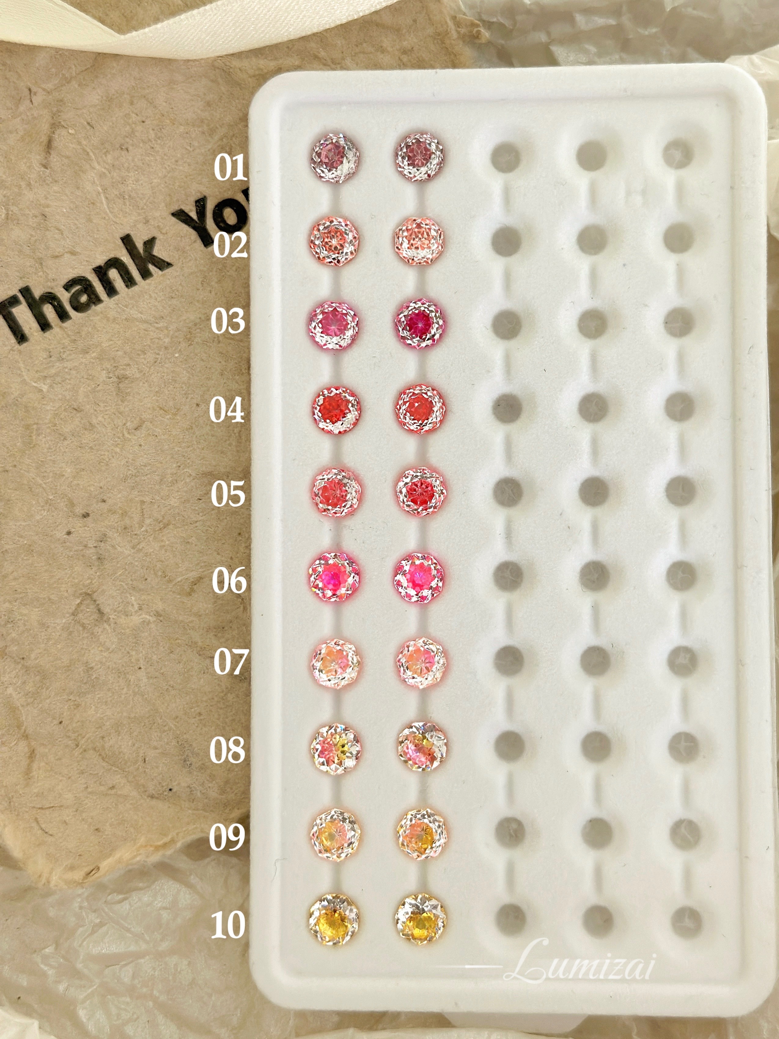 6mm 櫻心緋語鑽鑽色系 🍒