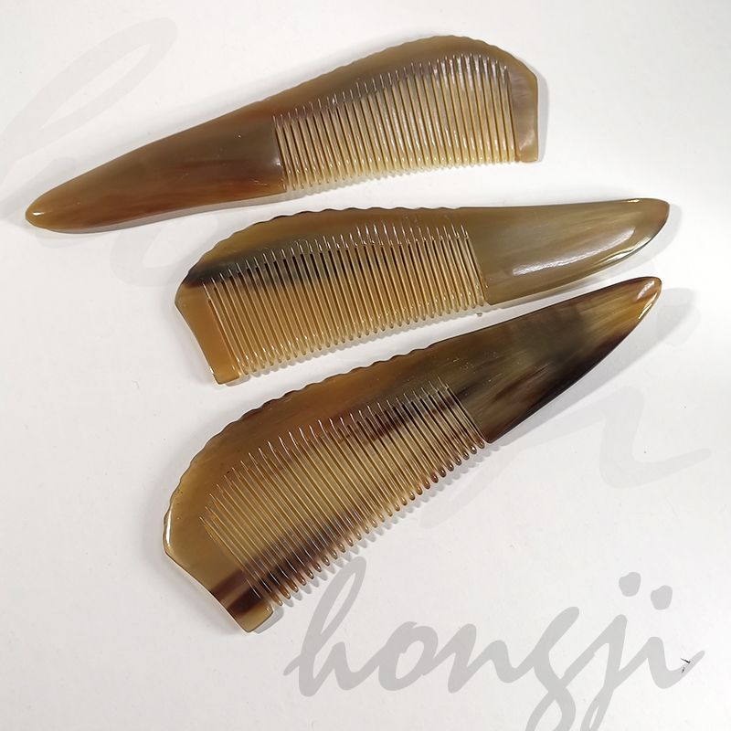 牛角梳子 EE15 天然梳子