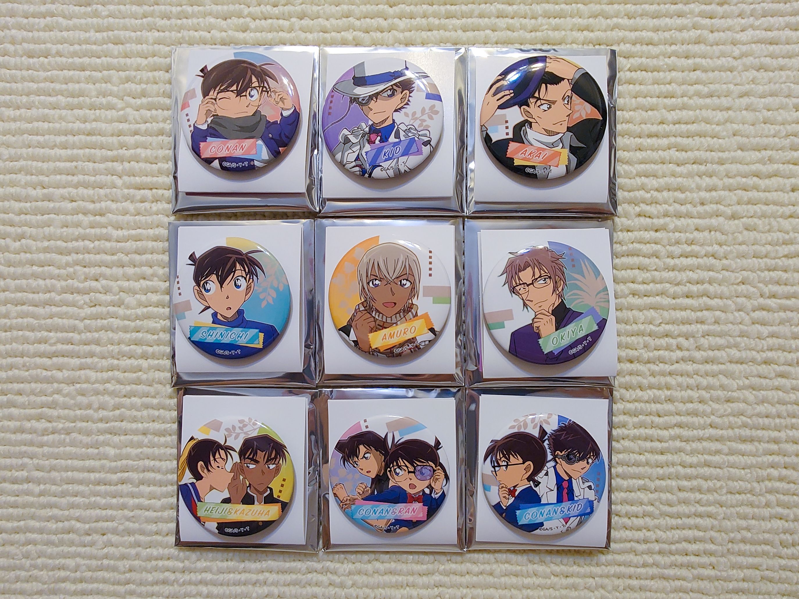 Crux 名偵探柯南 Style 徽章 *庫存2套