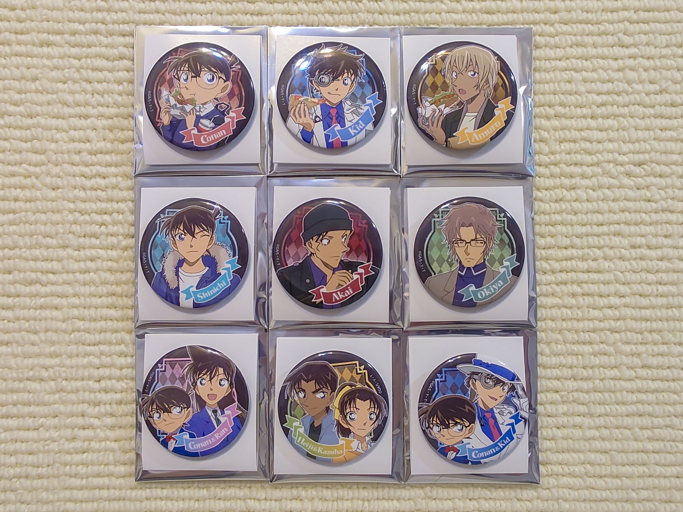 Crux 名偵探柯南 垃圾食物 徽章