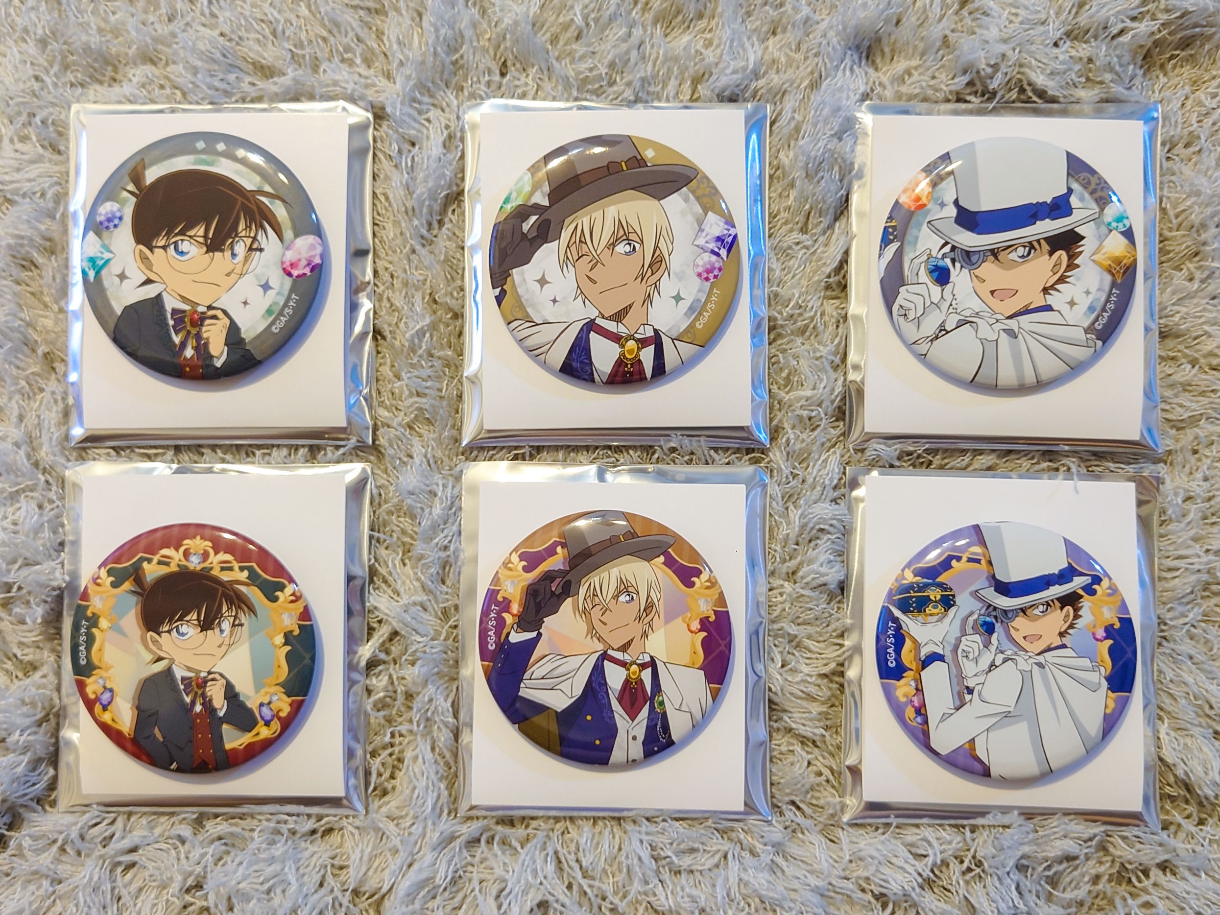 Crux 名偵探柯南 寶石主題 徽章