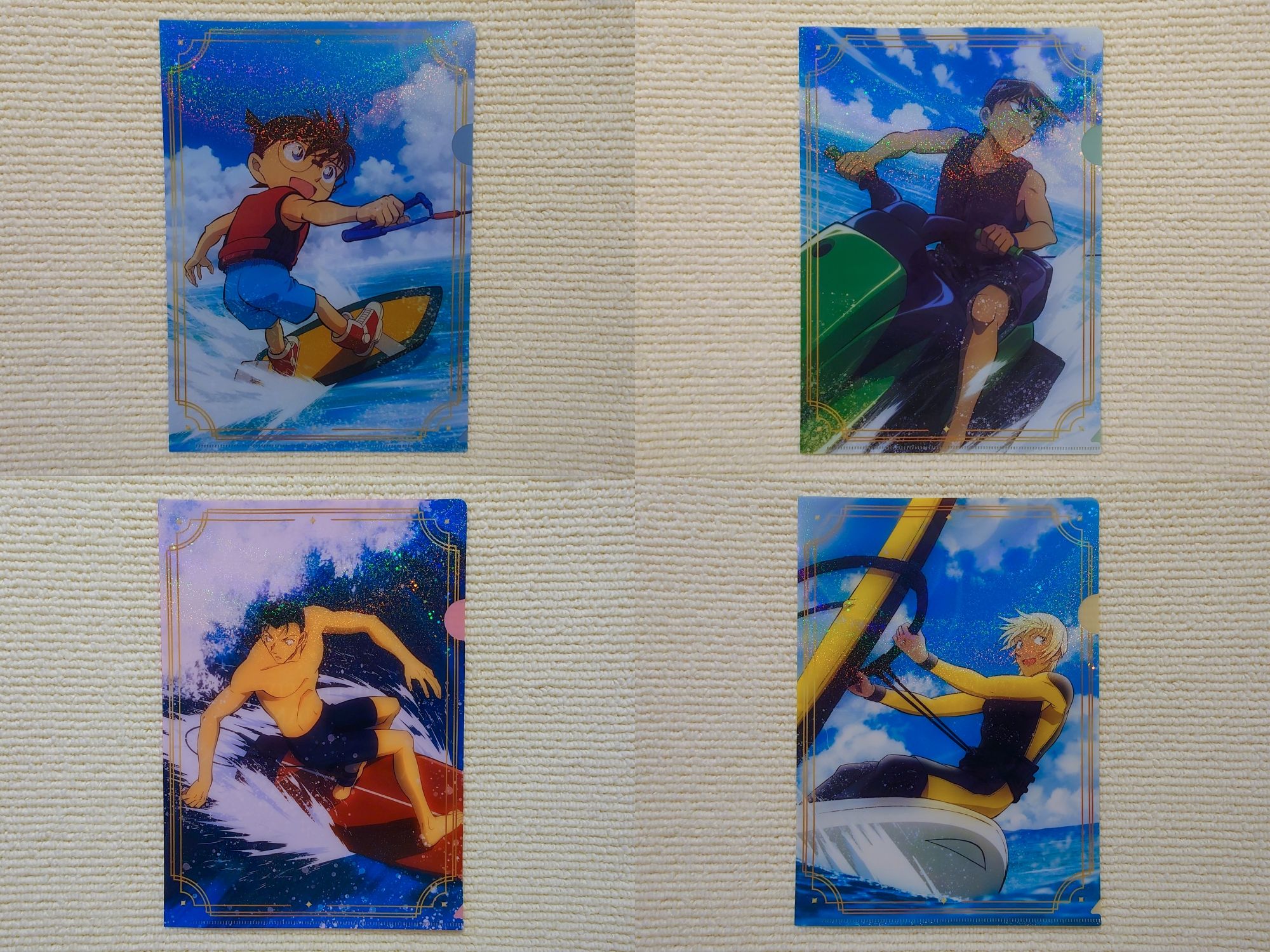 TMS 名偵探柯南 全息閃資料夾 紀念集vol.3 運動ver.