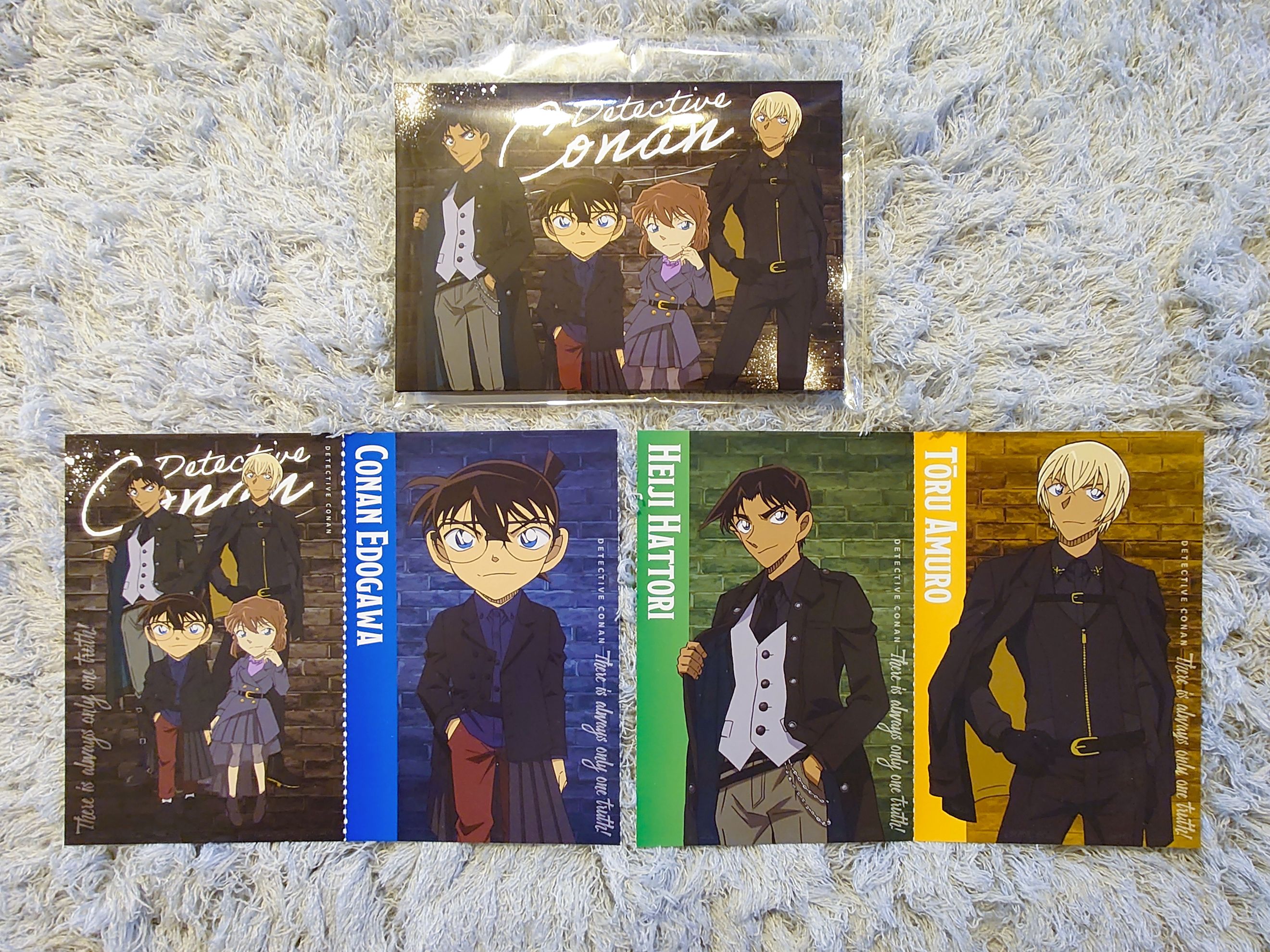 YTE 名偵探柯南 伸展台走秀風2nd 折疊式明信片