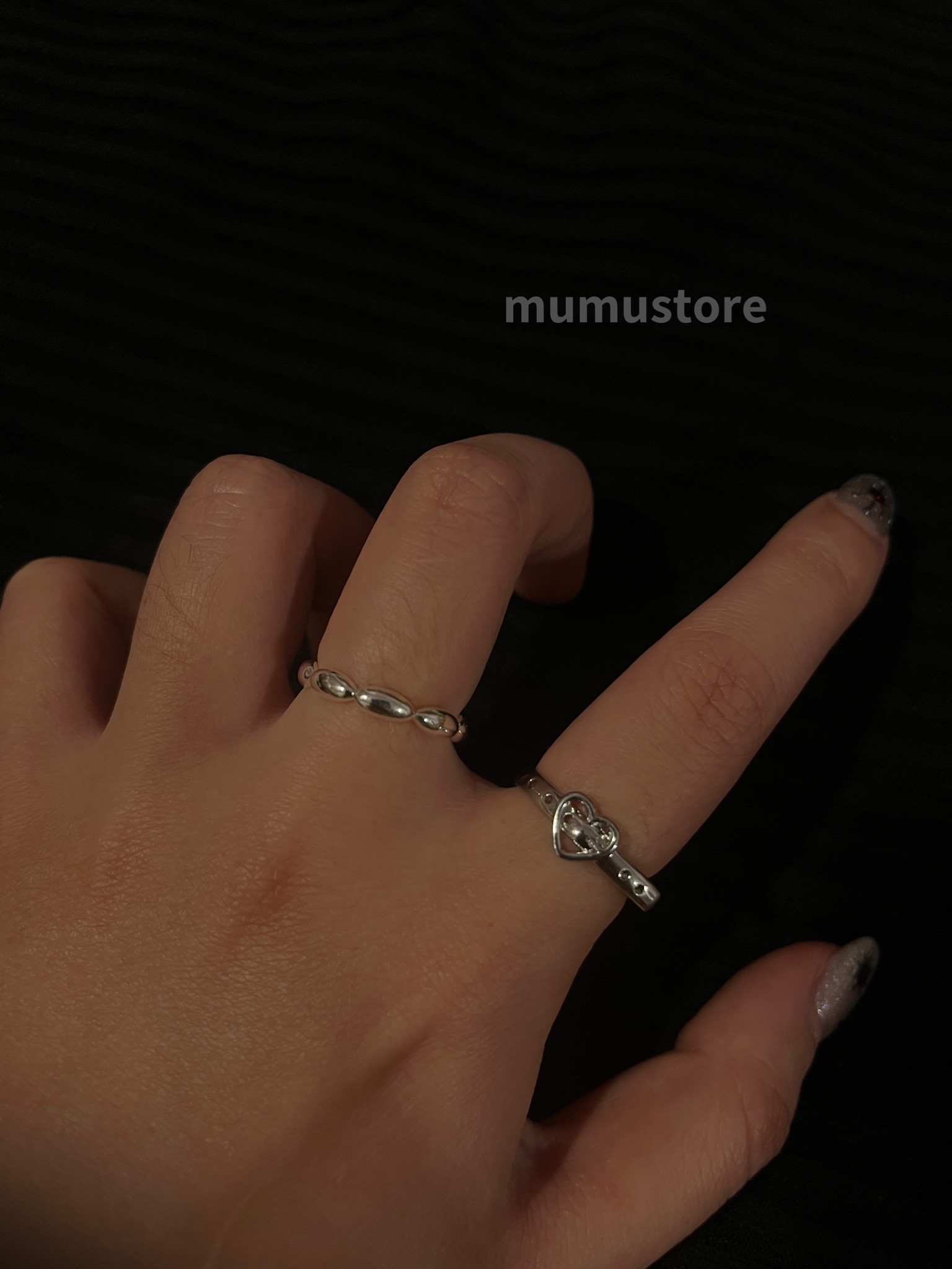 𝗺𝘂𝗺𝘂𝘀𝘁𝗼𝗿𝗲｜簡約設計感戒指🍒*˖°