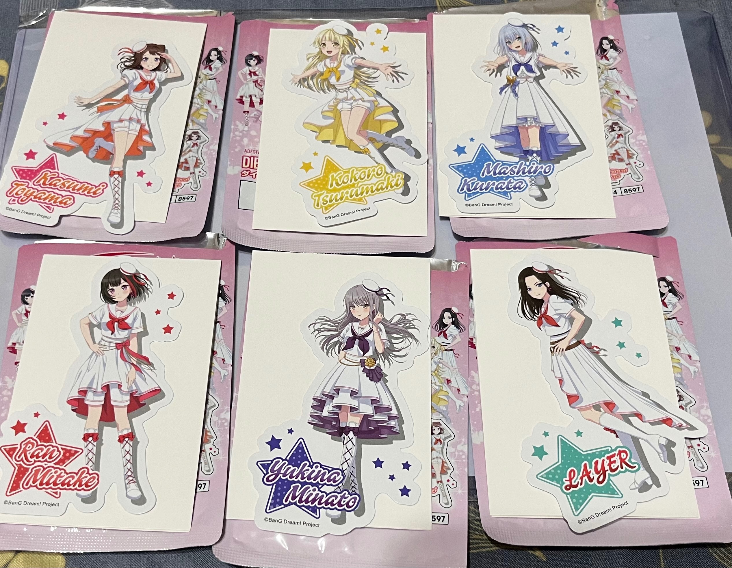 BANG DREAM 大創盲抽貼紙