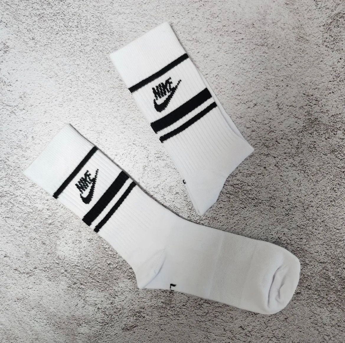 Nike Socks 黑色 一組三雙 條紋 線條 小腿襪 襪子 長襪 DX5089-103