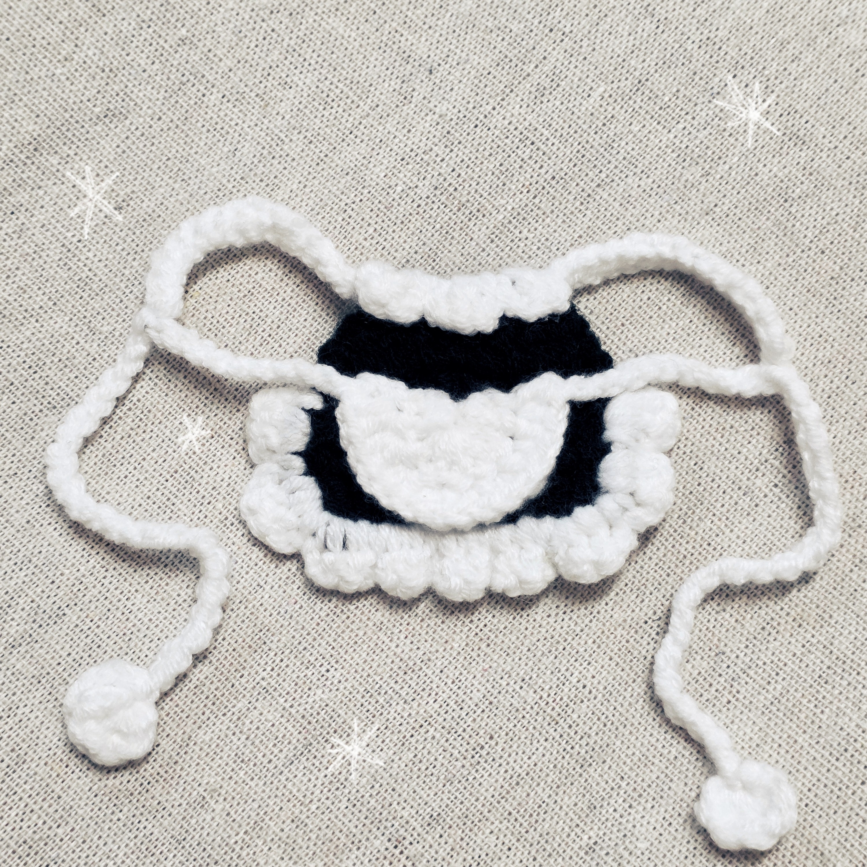 鉤鉤纏 | 10公分娃衣 女僕圍兜