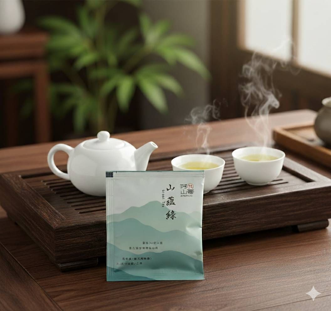 有機栽培山茶-《山蘊綠茶包》