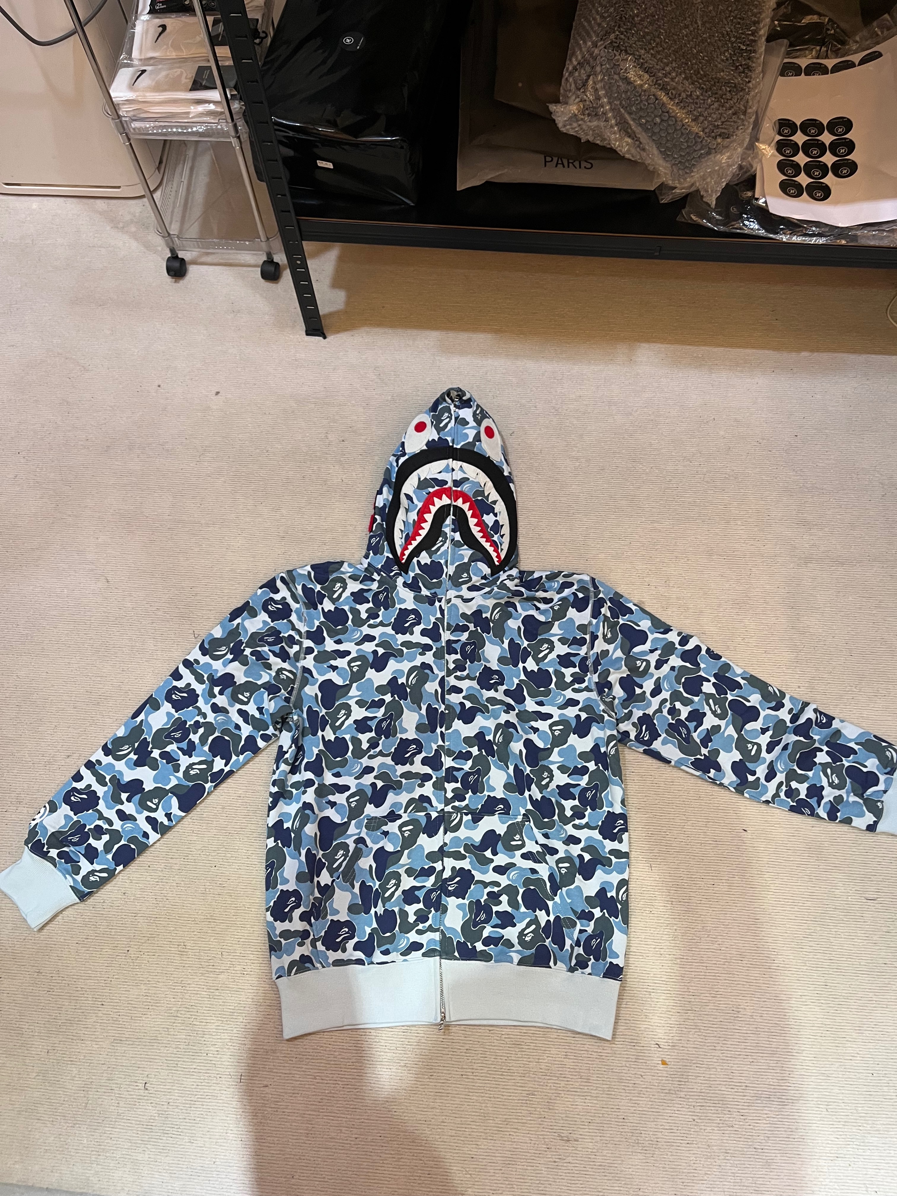 客訂 bape 藍彩