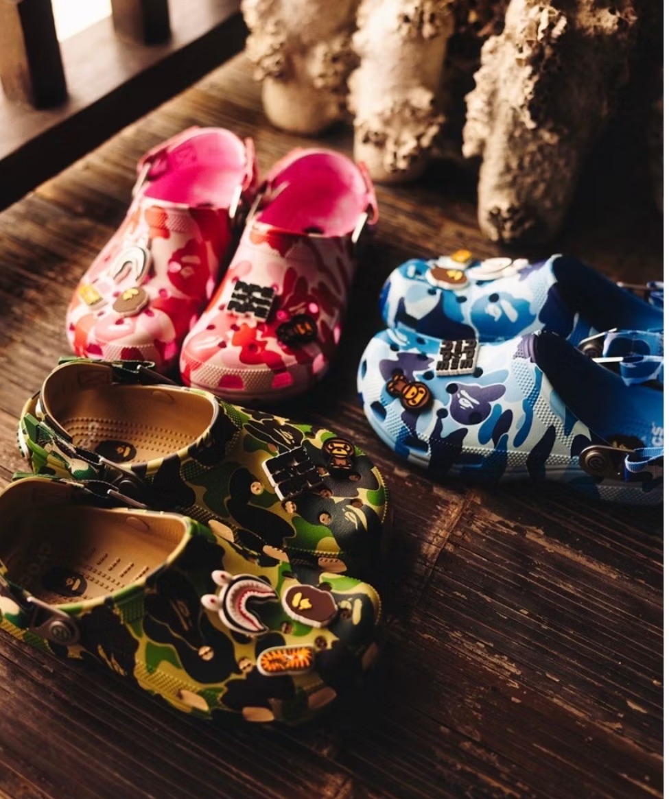 Bape x Crocs 卡駱馳 洞洞鞋 拖鞋