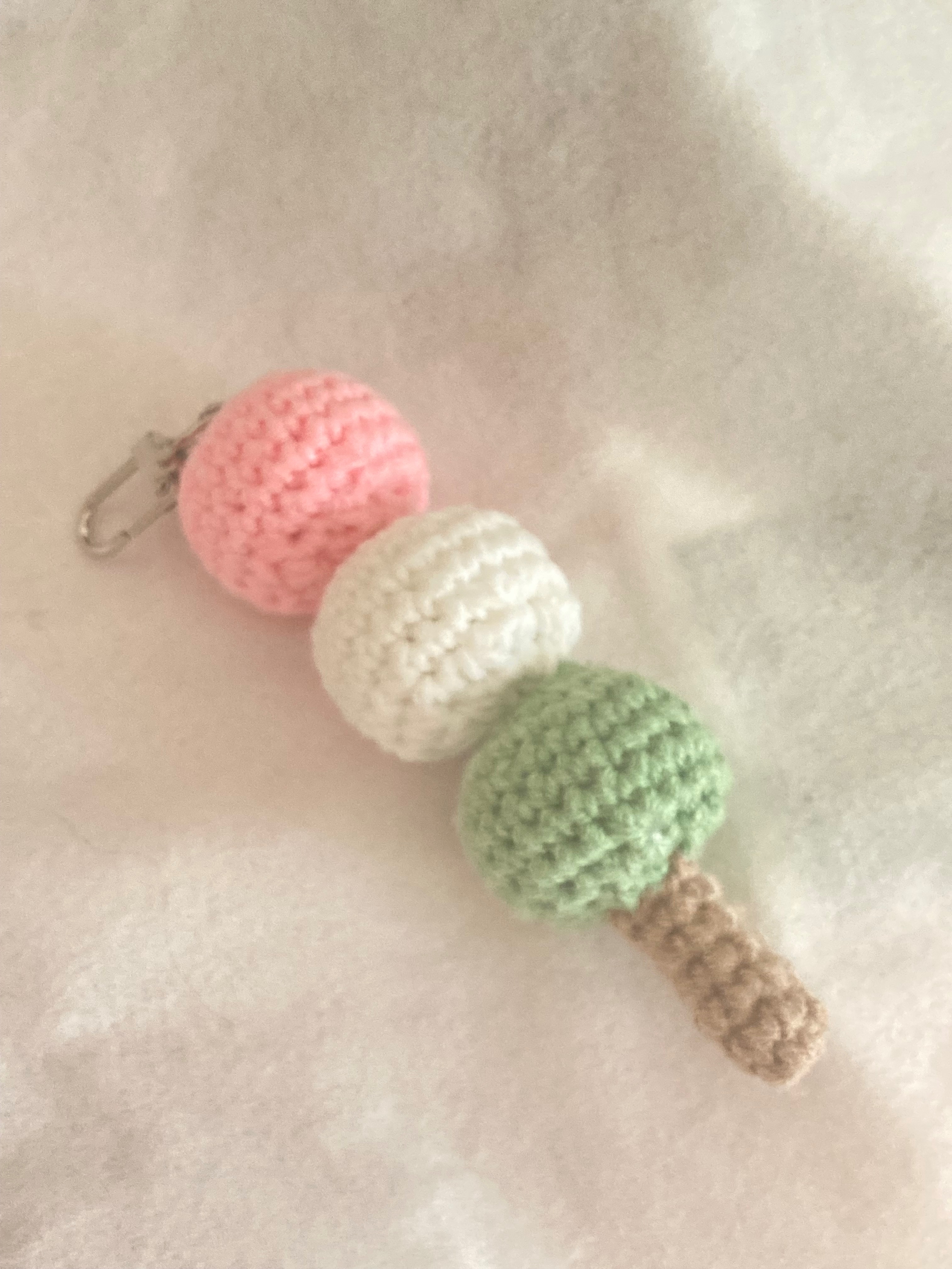 鉤針糰子吊飾🍡