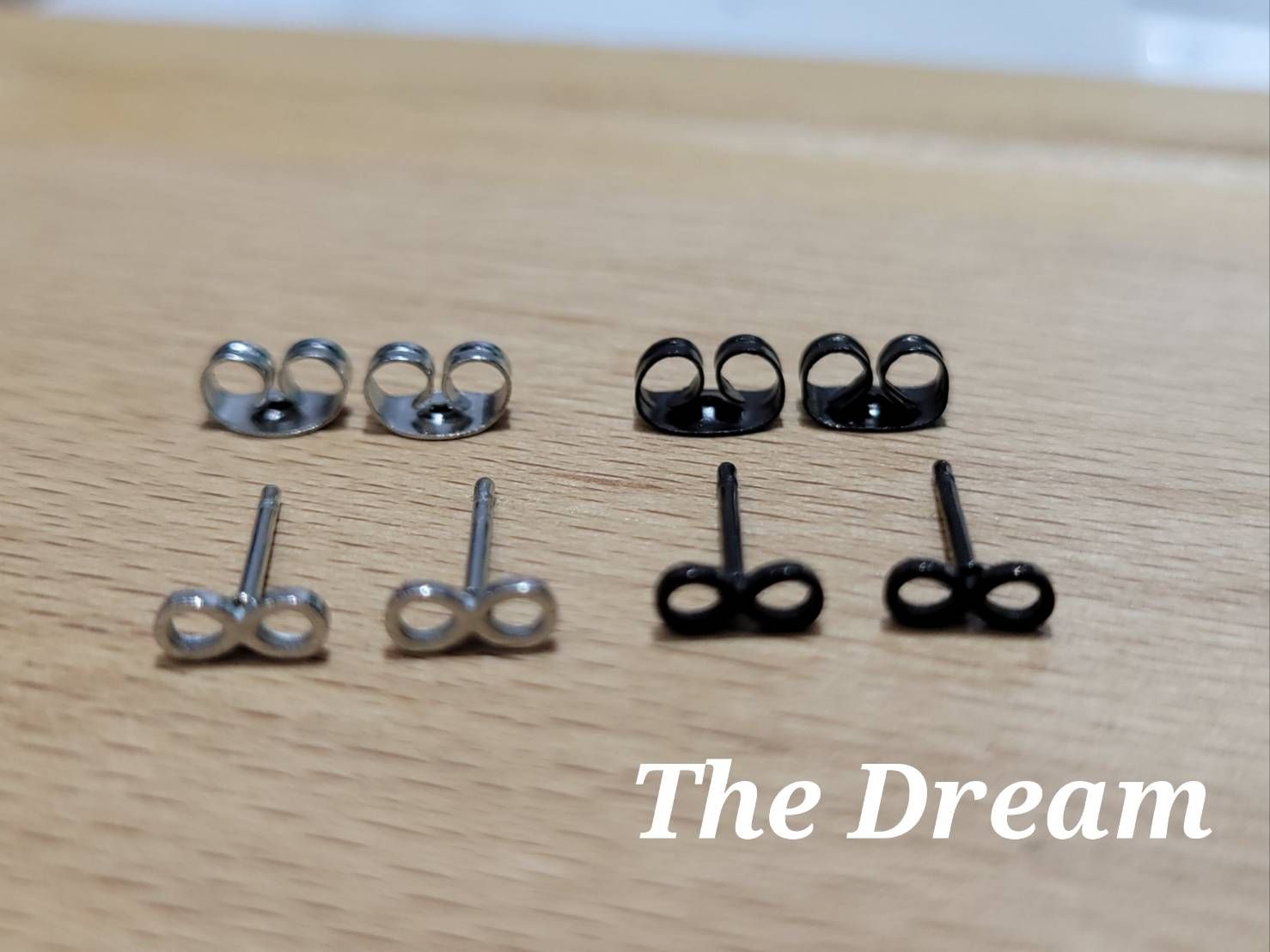 抗敏鏤空小八耳釘