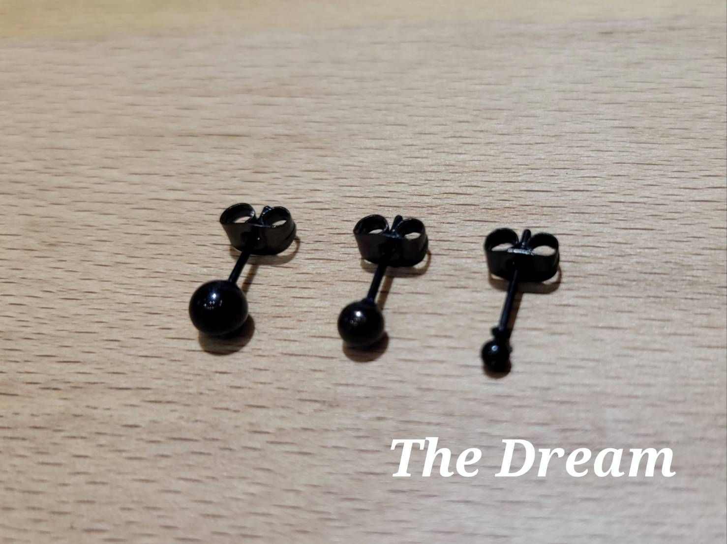 抗敏質感圓球耳釘