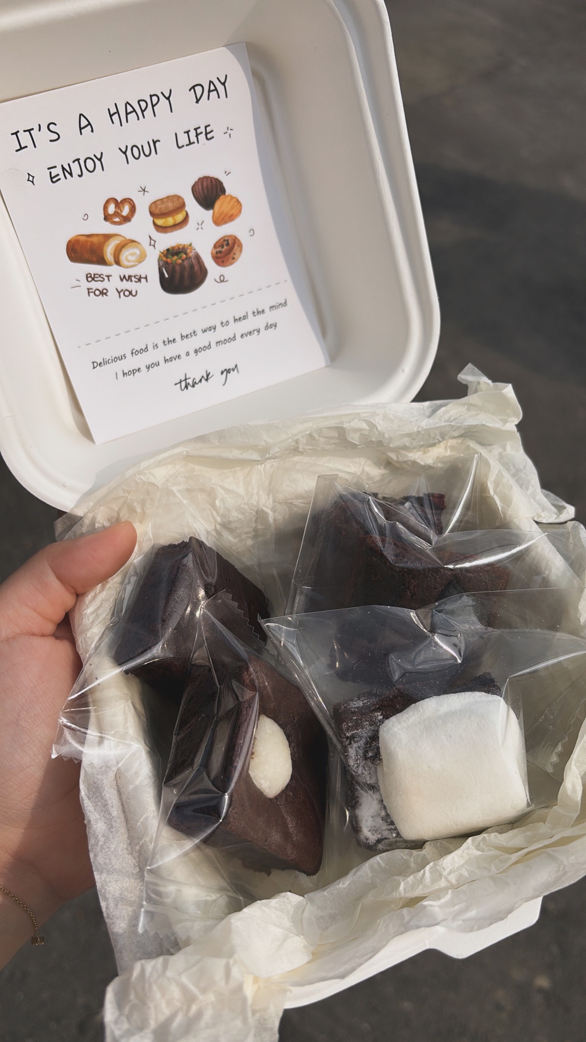 布朗尼Mini小餐盒💕