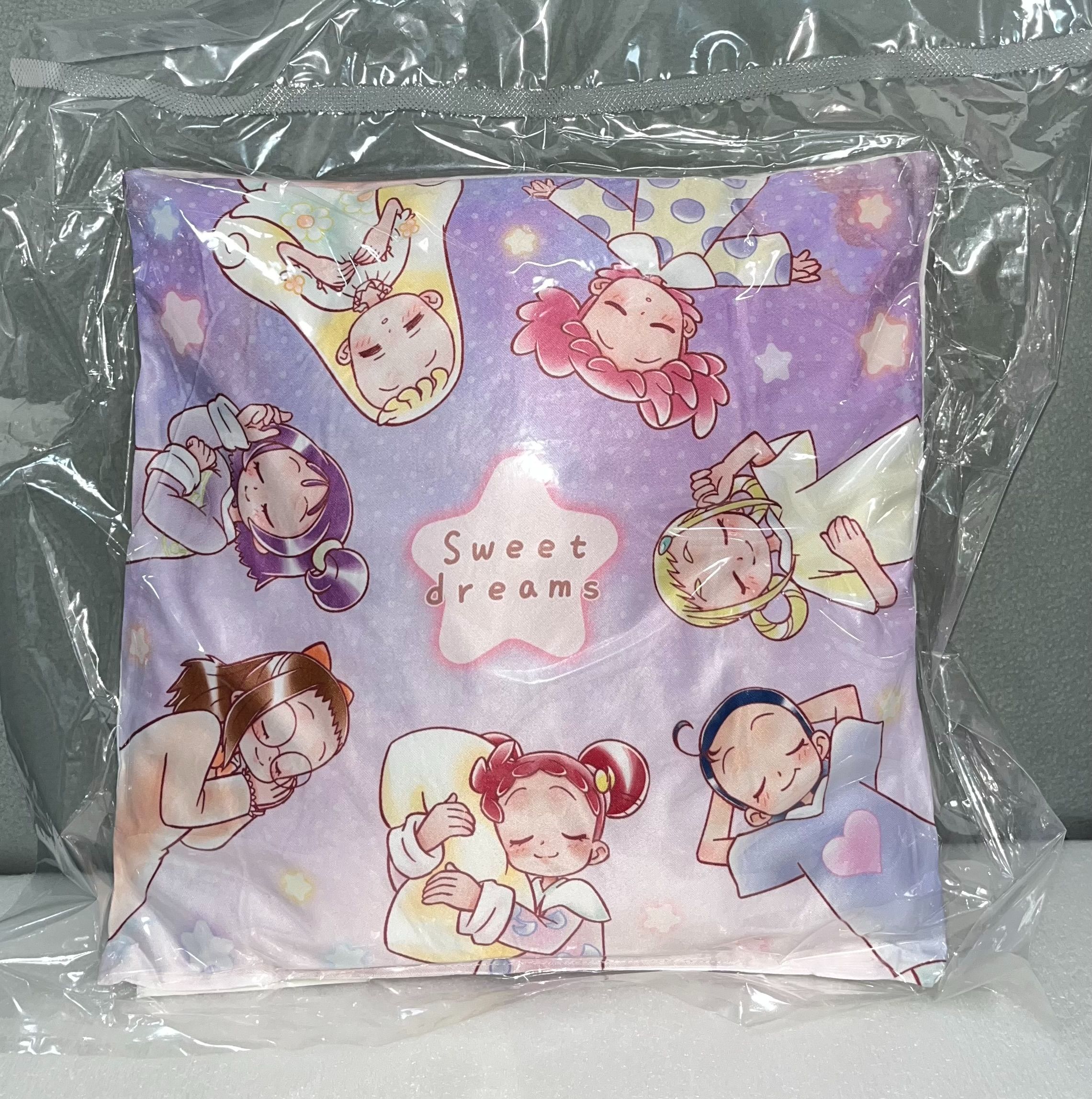 【全新】日版 小魔女DoReMi 樂天線上抽賞 一番賞 A賞 Sweet Dreams 迷你抱枕 靠枕 全員