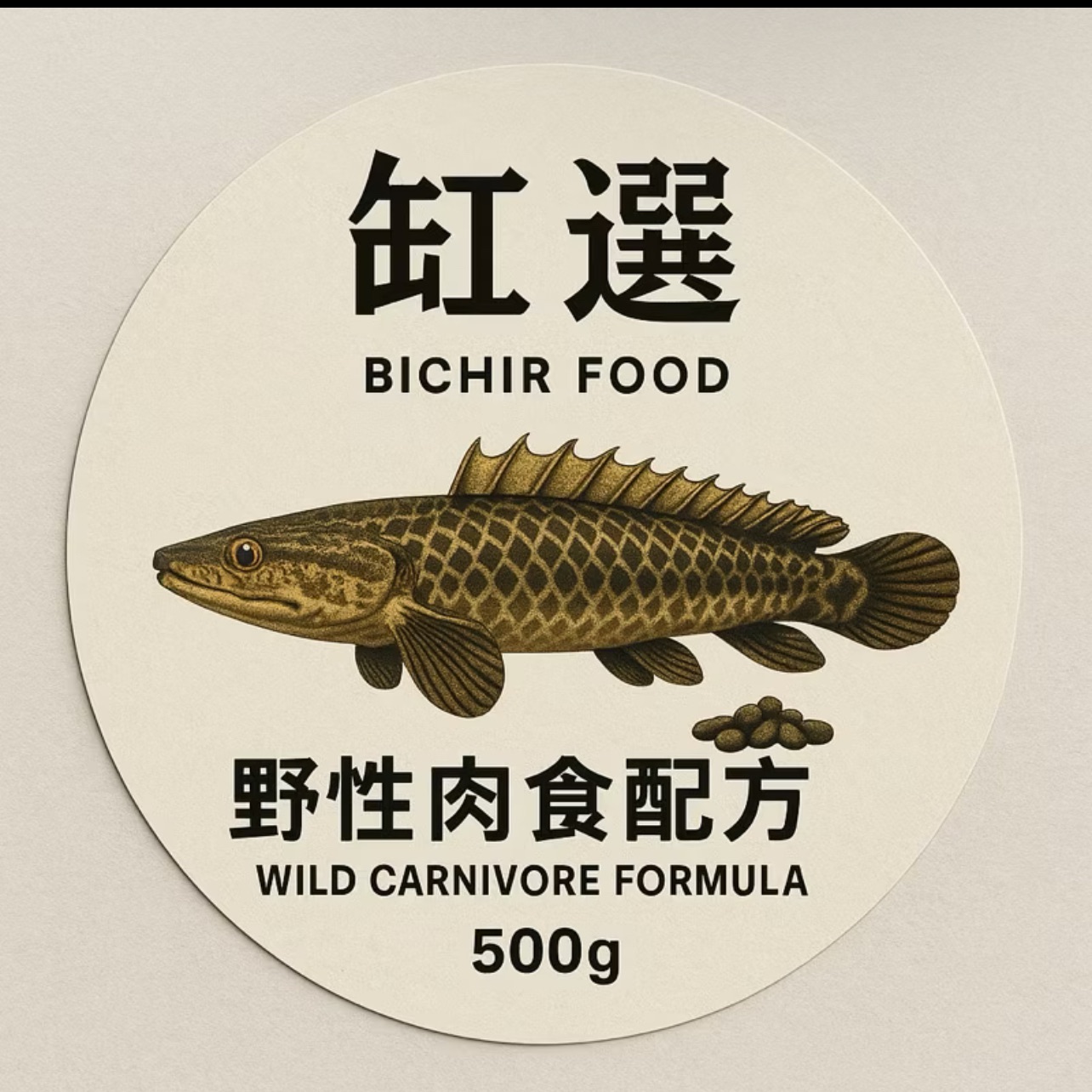 缸選・掠食型肉食配方｜野性級咀嚼模擬 300g