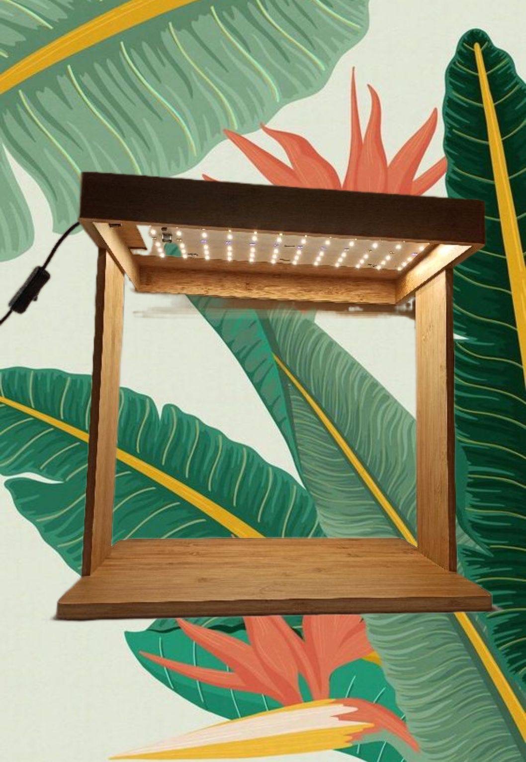 植物生長箱 led 仿太陽光 全光譜 自然光 紫外線 UVA 45瓦 多肉 塊根 盆栽 苔蘚 植物燈 紅狐 龍舌蘭