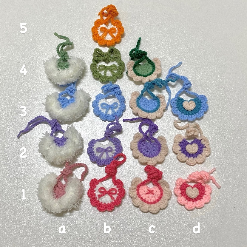 10cm娃用口水巾（買五送一