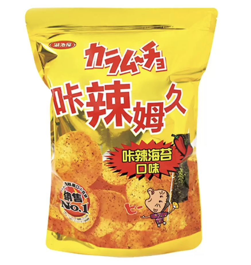 卡辣姆久 平切洋芋片卡辣海苔口味 500公克