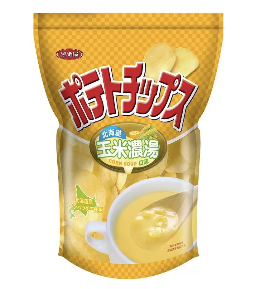 湖池屋 北海道玉米濃湯口味洋芋片 500公克