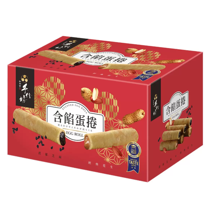手信坊 含餡蛋捲禮盒 480公克