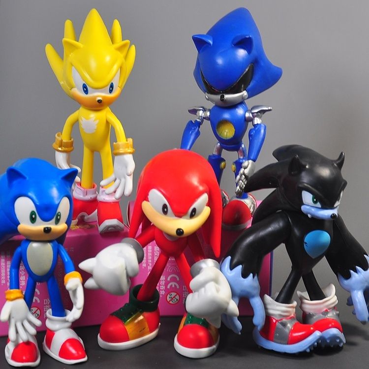 熱賣低價【音速小子】SONIC 索尼克 力量系列 塔爾斯納克 刺蝟 創意 10cm  整組不拆賣