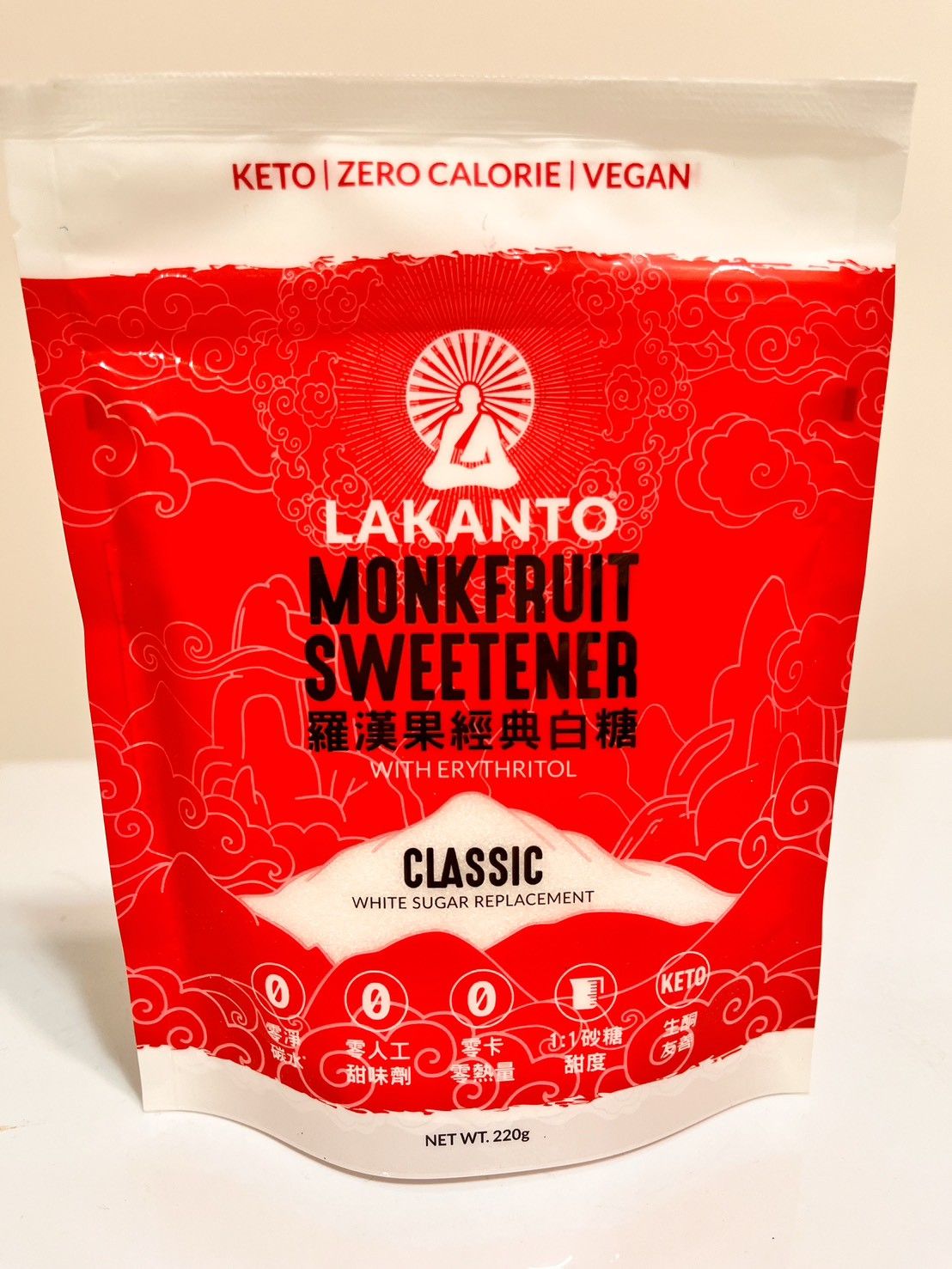 Lakanto Classic 羅漢果經典白糖 220g